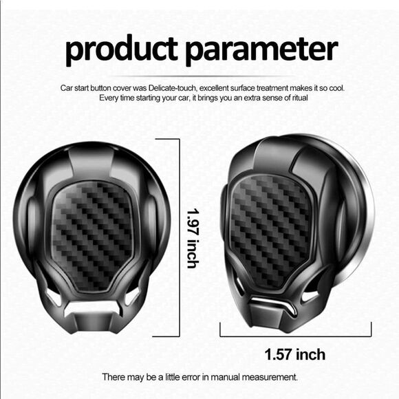 AMG Mercedes Benz Car Engine Start Stop Button Cover Push NWT - Picture 3 of 12